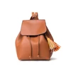 Drawstring closure tassel backpack store for women