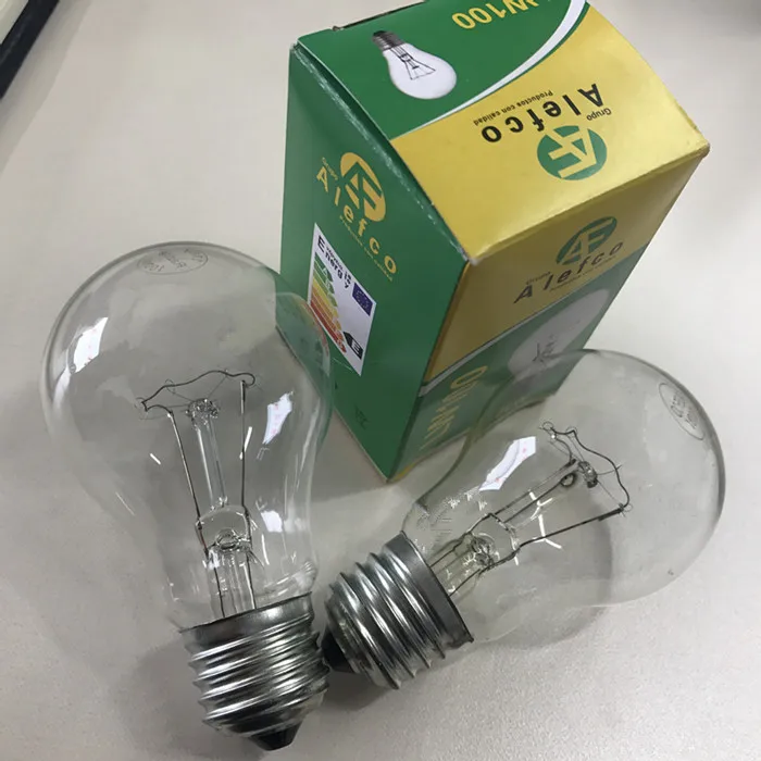 Best-Selling High Quality 110v 220v E27 75w 100w 150w 200w e27 A19 lamp bulb light Incandescent edison bulb