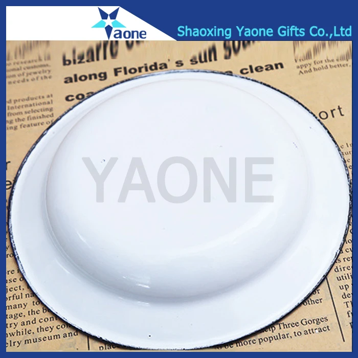 Logo Print Custom Promotional White Enamel Plate Buy Enamel Plate