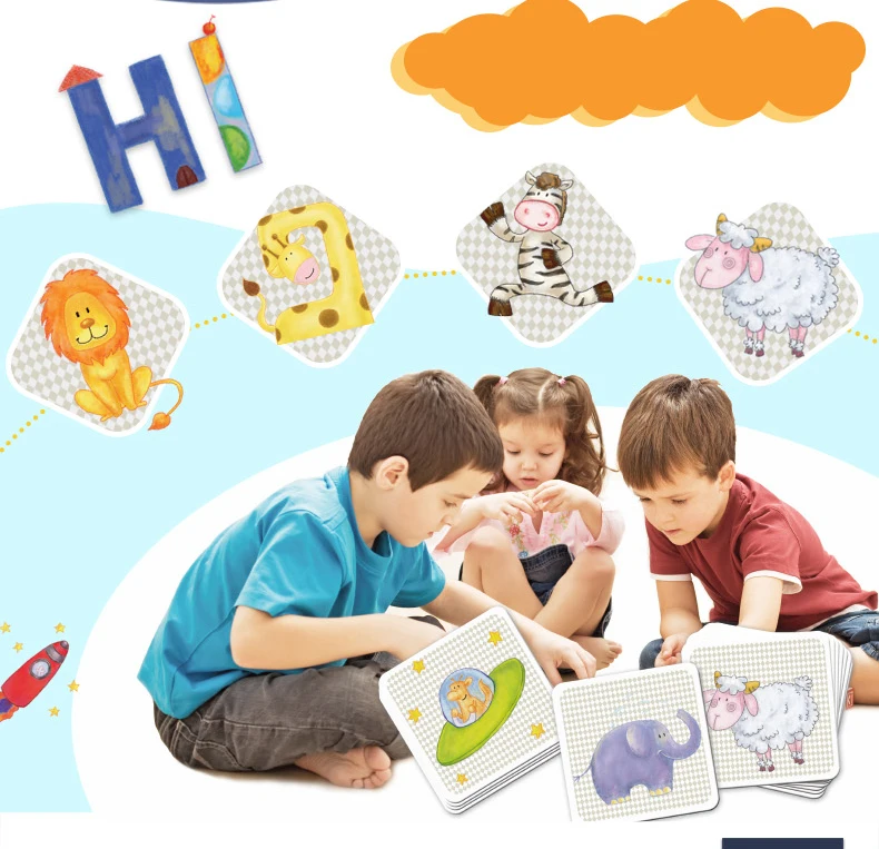 mideer md0041 memory match game alphabet learning education toys