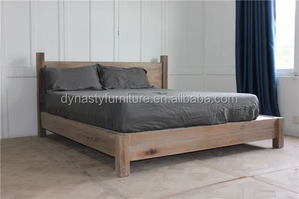 Venta al por mayor camas de madera rusticas-Compre online los mejores