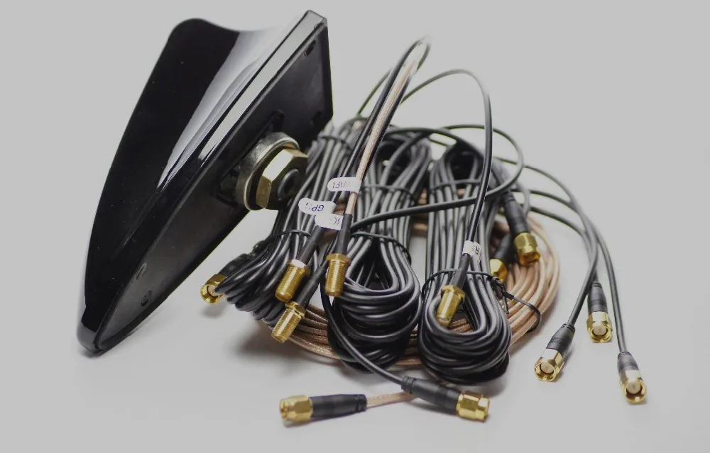 High Power Vehicle Antenna Car Tv Gps Gsm Fm Am Shark Fin Wifi Antenna