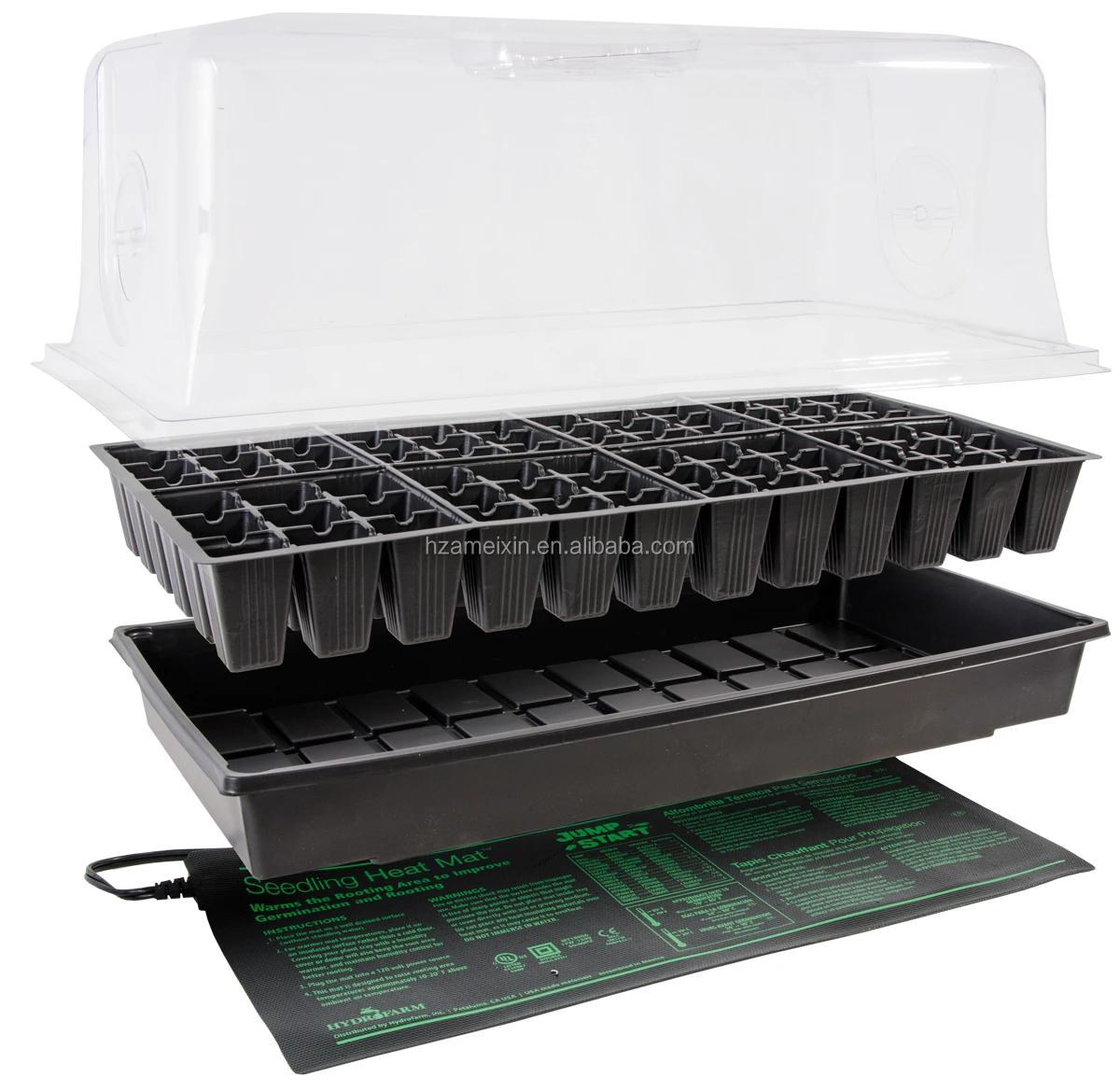 High Quality Large Plastic Plant Trays Hydroponics Growing Hydroponic