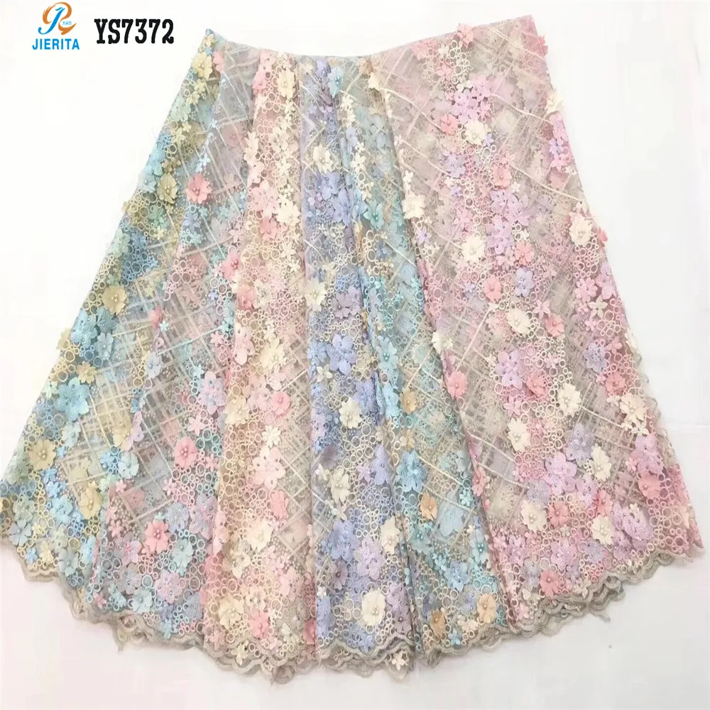 flower gauze wedding dress