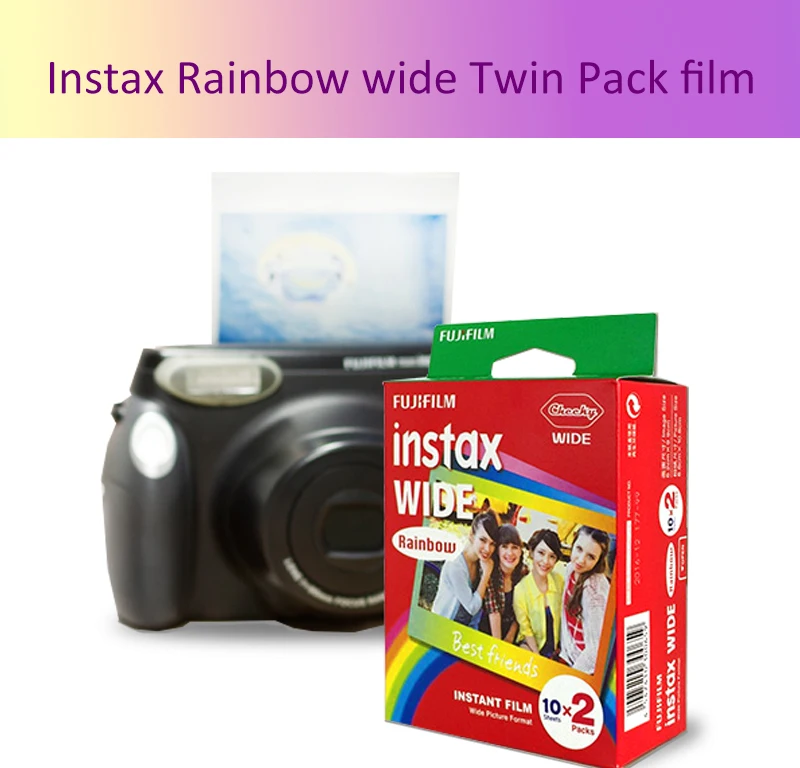 Rainbow Color Accessories For Instax Wide 300 Film - Buy Color Change Instax Film,Instax Wide 300 Product on Alibaba.com
