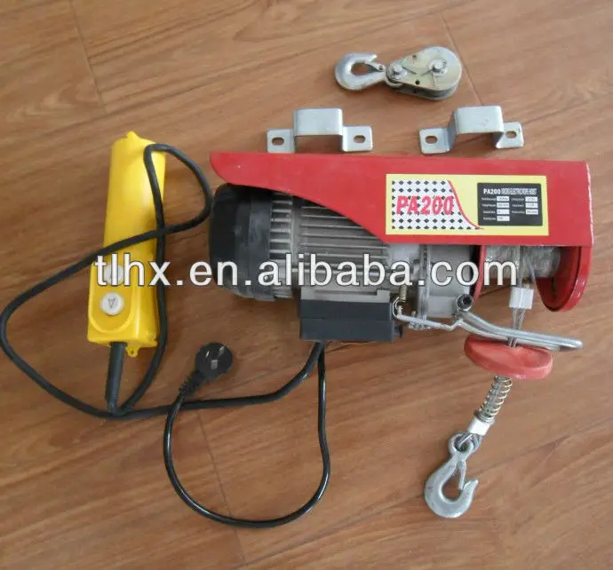VEVOR 230V elektrische lier met een hefhoogte van 125 kg tot 250 kg