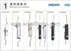 Mid-High End HINGE container door handle lock with CE