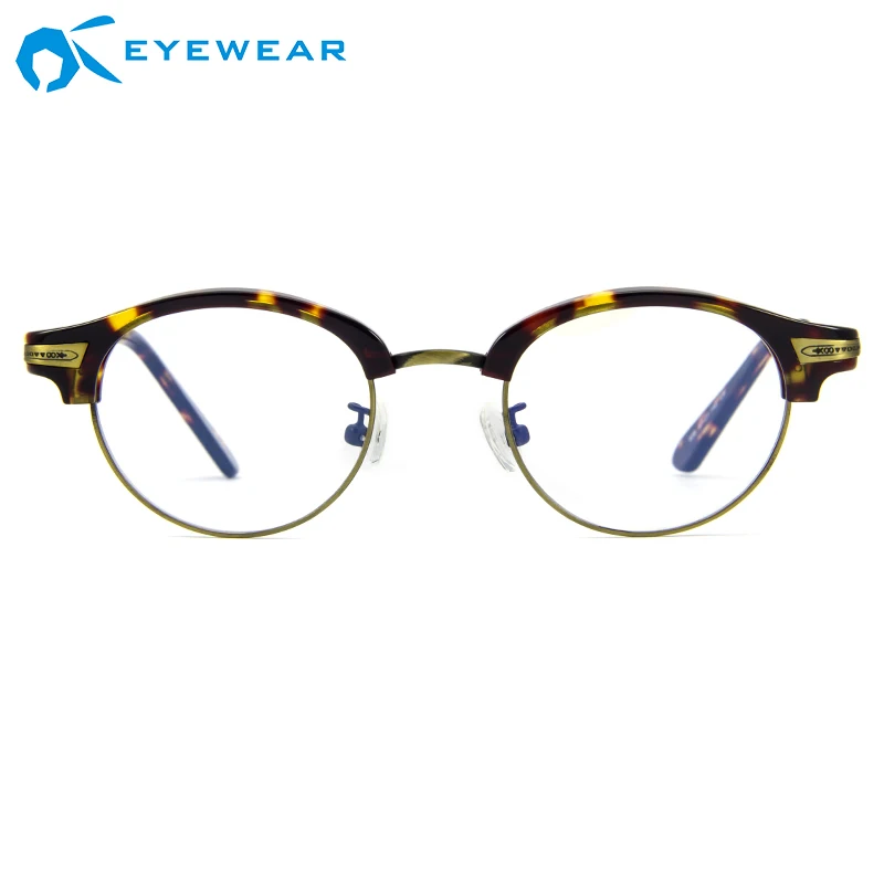 High Quality Stock Spectacle Frames Spectacle Halfrim Eyeglass Frame