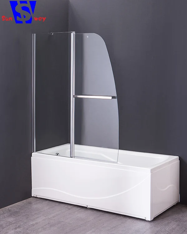 6mm Tempered glass cheap sliding shower door, bathroom sliding shower door, frameless glass shower door