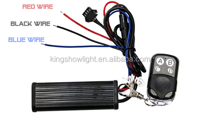 Motorcycle Lights Kit LED RGB 18 Color Remote + Control Module with  Brake Function