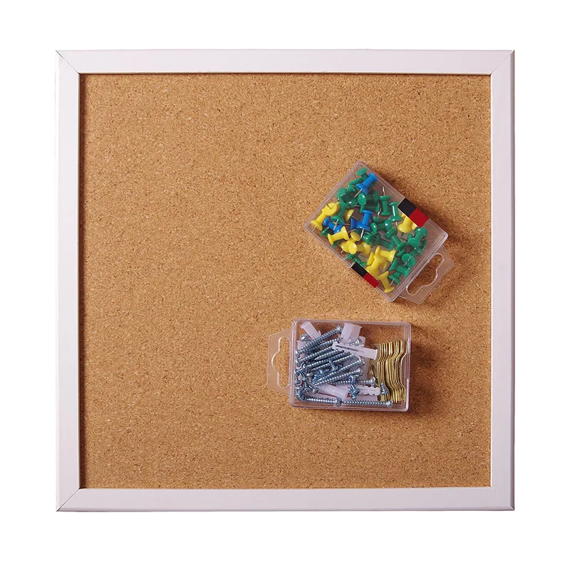 
30*30 Bulletin Push Pins Cork Board for Memo Advertising 