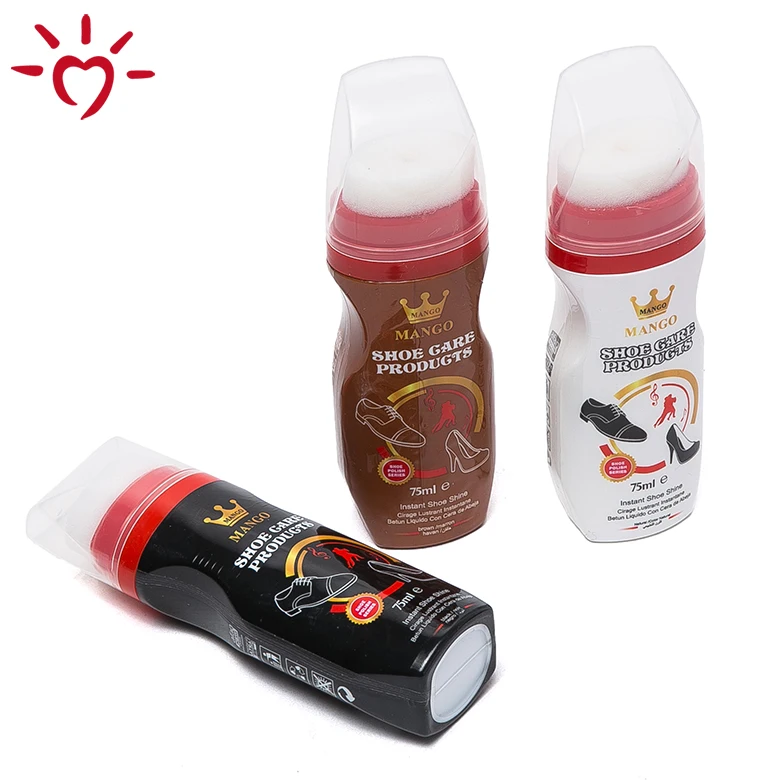 Emulsifying wax shine cleaner shoe polish custom shoe cleaner with applicator