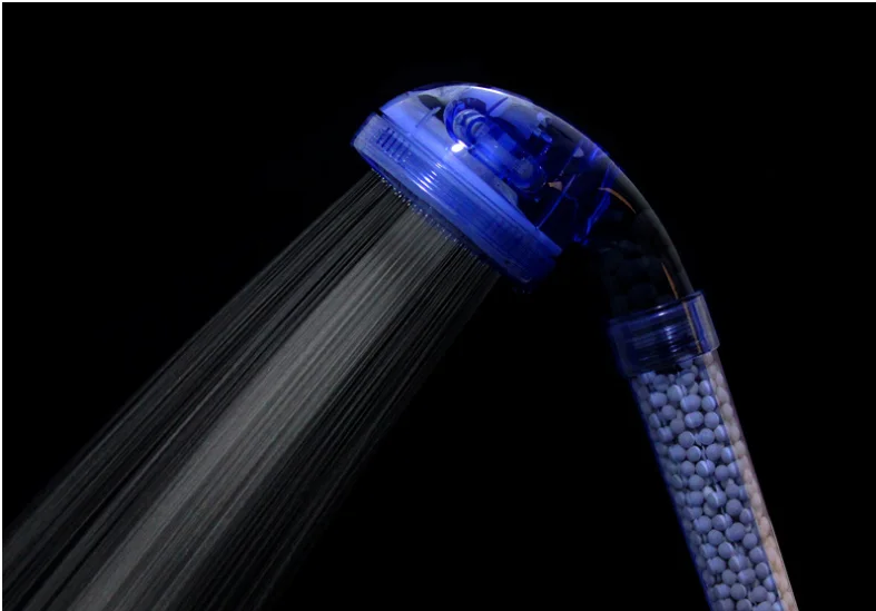 High Pressure Ionic Filtered Stone Stream Shower Heads For Dry Skin