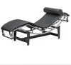 Relaxing Reclining Le Corbusier leisure Chaise Lounge cowhide leather LC4 chair