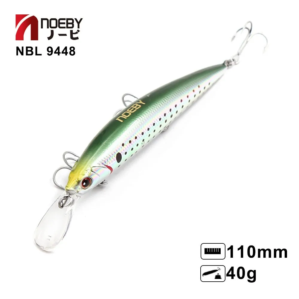 Nbl 9448 Abs Fluke Fishing Lure 3d Laser Fish Eyes Minoow Slim Lures