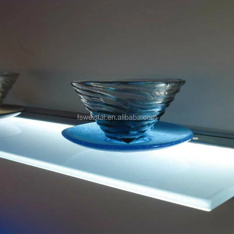 Armoires De Cuisine Led Etagere Murale En Verre Led Détagère De