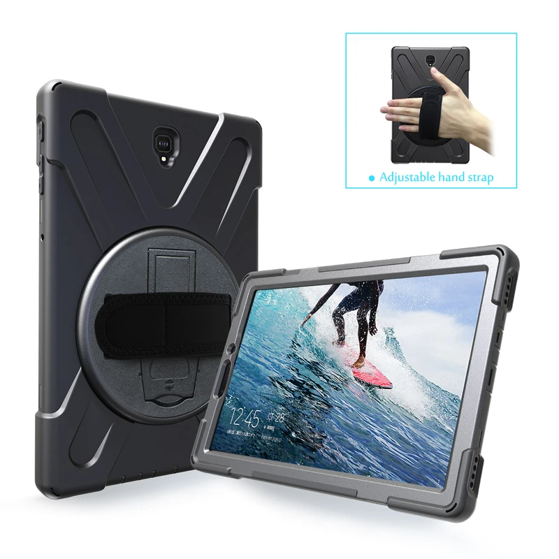 Hand Held Kid Tablet Shockproof Case With Hand Strap For Samsung Tab A ...