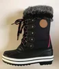 winter snow boots with rubber soles canadian anti-slip snow boots