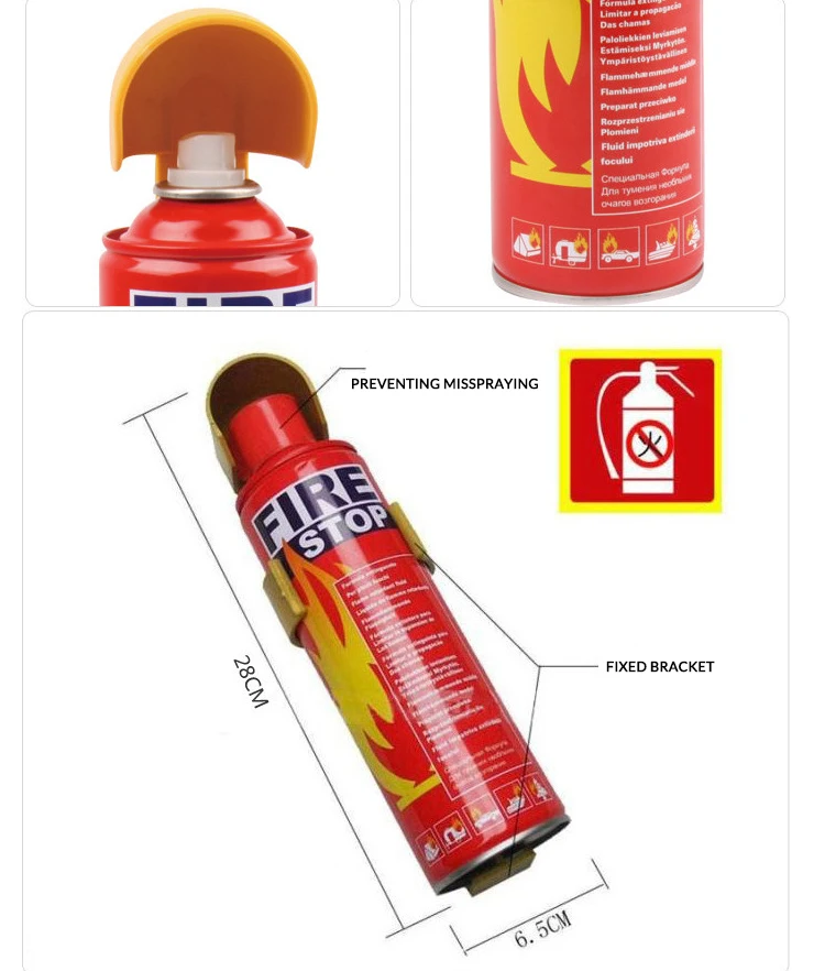 500g Car Small Fire Extinguisher