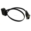 OBDII OBD2 Male to DB9P Male Cable, flat cable