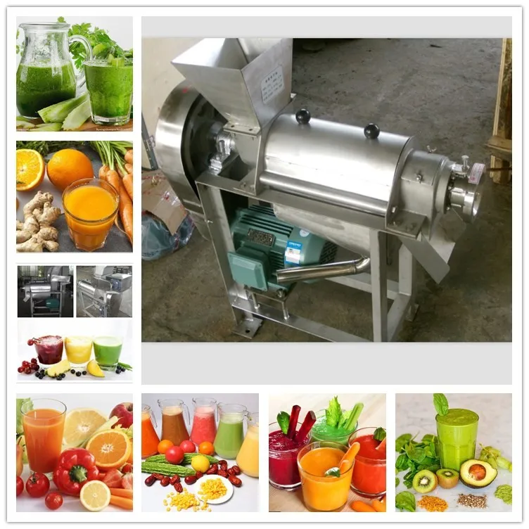 High Capacity Easily Operation Tomatoes Juicer Machine / Apple Squeezer