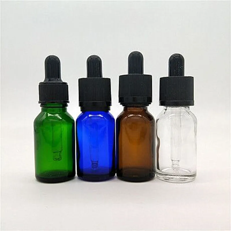 30ml Green Glass Essential Oil Tincture Bottle With