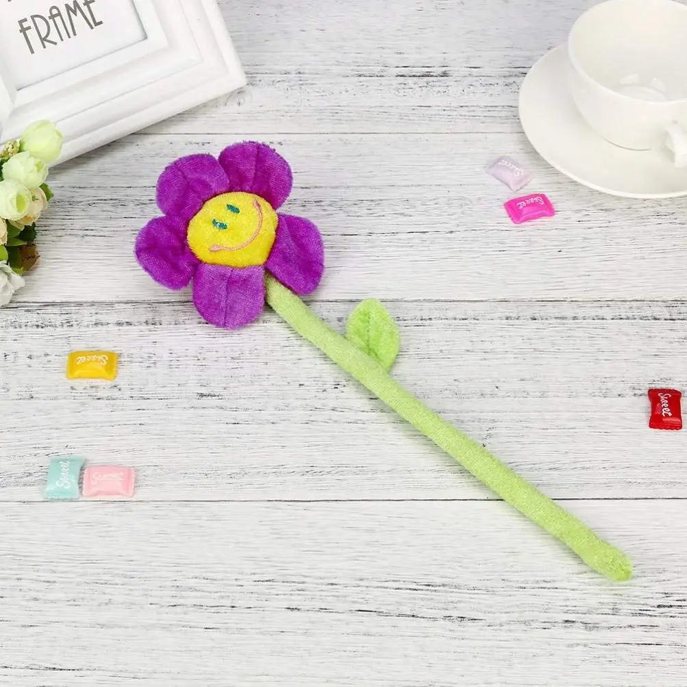 smiley face plush flowers