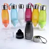 plastic fruit juice bottle fruit infuser water bottle lemon cup