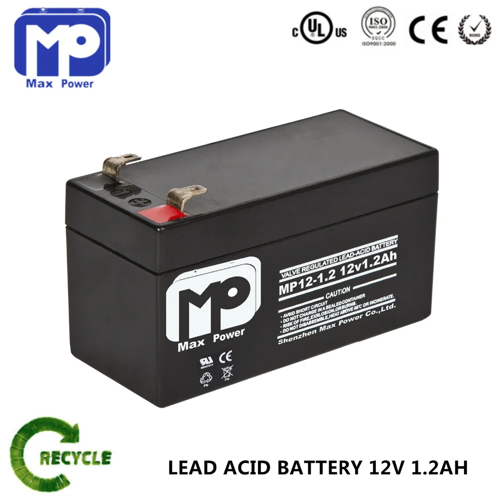 Rechargeable Battery Storage Battery 12v 1.2ah Lead Acid Battery - Buy ...