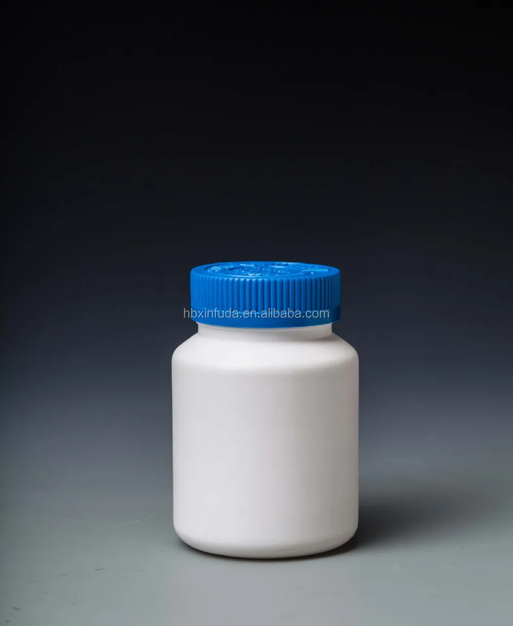 White Hdpe Powder Style Plastic Bottles With W/ White Twist Top Sifter