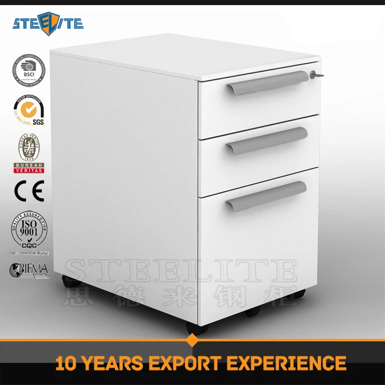 Office Under Desk Cupboard Stationary 3 Drawer Organiser Tidy