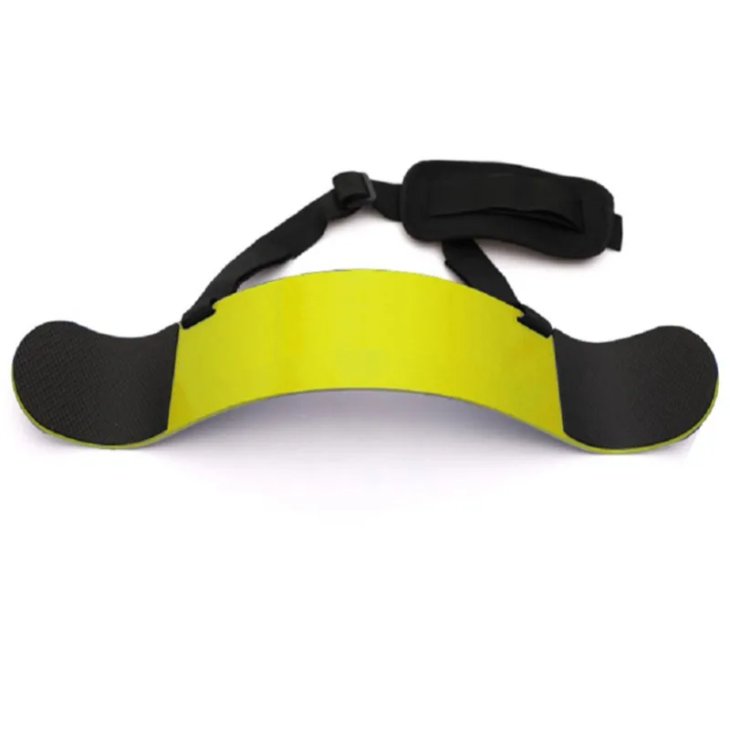 Weight Lifting Fitness Strength Spring Steel Bicep Straps Exercise Curl