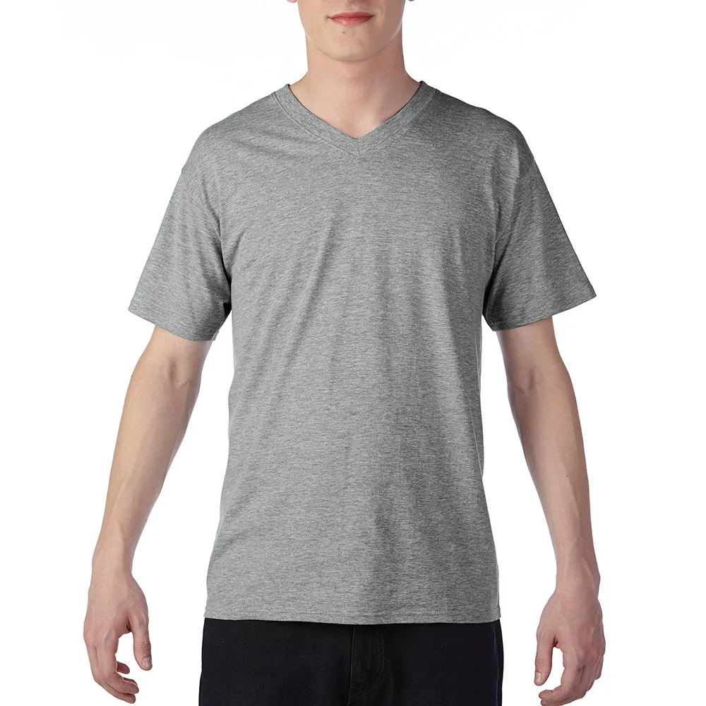 2106 Sexy Blank Organic Cotton V-neck Wholesale T Shirts - Buy V Neck ...