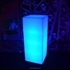 Rechargeable 12 hours use Event Rental LED Light Furniture LED Bar Table