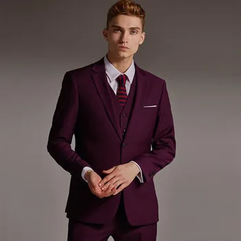 red wine color coat pant