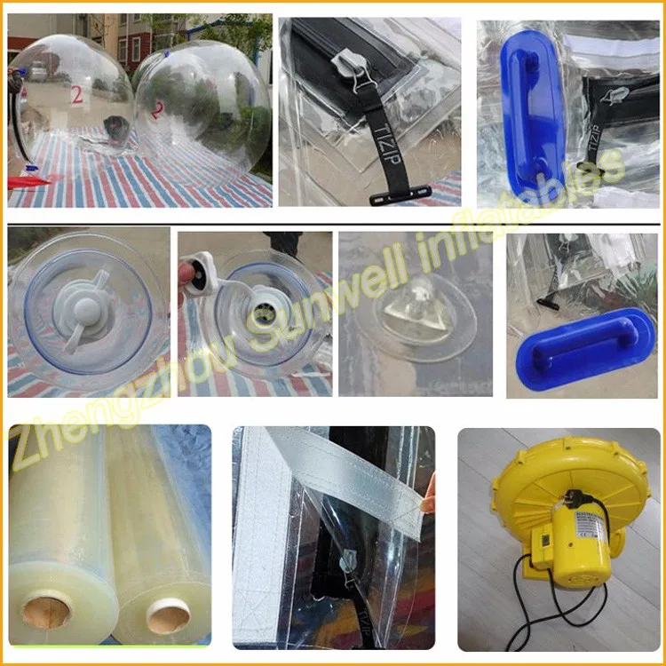 Durable inflatable water walking ball human sized hamster ball human hamster ball for sale