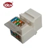 IDEX RJ45 CAT5E CAT6 UTP Keystone Jack Tool-less Modular Connector