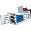 scrap press cotton waste paper and cardboard packing coir fiber baling sugar cane bagasse compactor baler machine