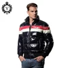 2019 Chinese shiny nylon padded bomber jacket