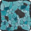New Fashion Grey Random Shape Swimming Pool Glass Pebbles Mosaic