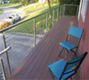 Stainless steel balcony railing design ceramic balustrade