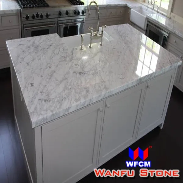 Best Quality Bianco Carrara White Marble Countertop For Kitchen