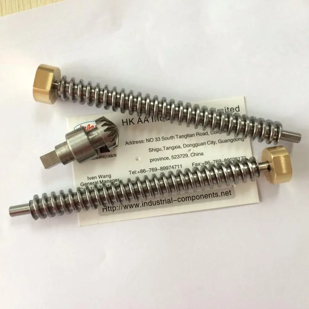 304 Stainless Steel/ Brass Twin Lead Screw And Helix Linear Lead Screw