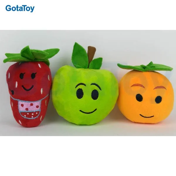 peluches de frutas