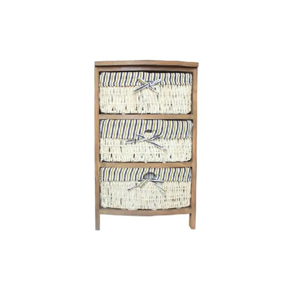 PM-Nightstands Nightstands Solid Wood Bedside Table Vineyard Storage Cabinet Locker Bedroom Side Cabinet (Color : C)