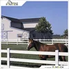 Fentech White 3 Rail PVC Vinyl Horse Fence Recycled Plastic Fence posts
