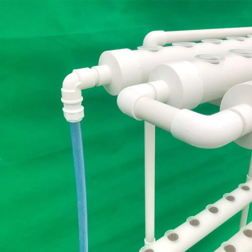 Plant Hydroponics Nft System With 108 Holes Kits Vertical Hydroponics
