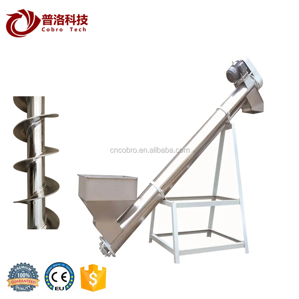 Screw Conveyor Vertical / Horizontal Grain Conveyor Machine Buy