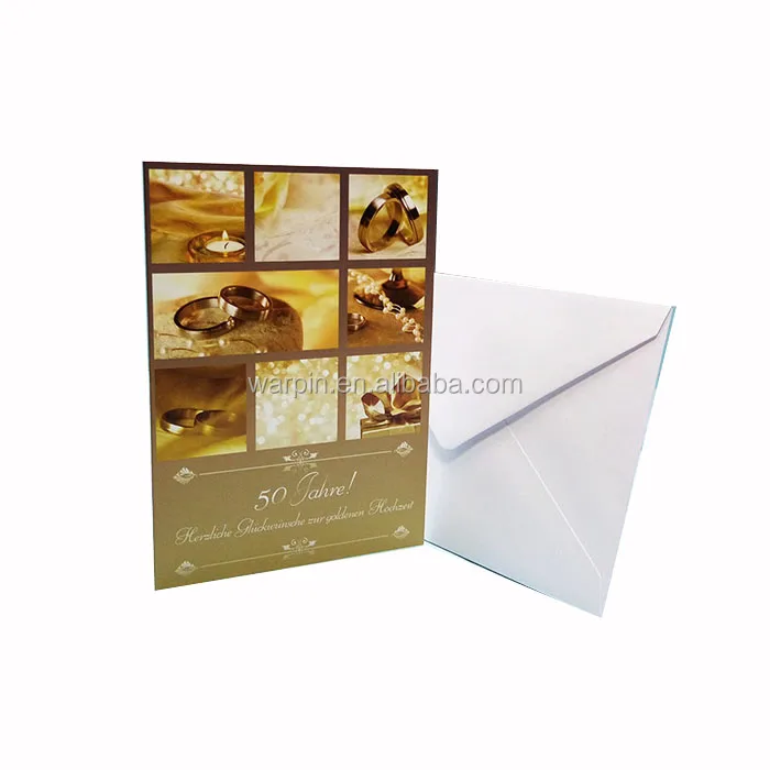 Custom Handmade Happy Wedding Anniversary Wishes Greeting Card