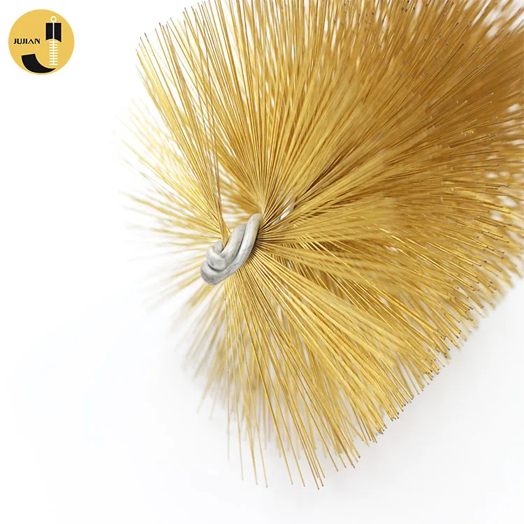 Customized Fireplace Stove Cleaning Brush Chimney Cleaning Copper Wire